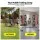 Everfit 1.8m Football Training Net 5 Target Portable Soccer Goal Rebounder with Carry Bag and Stakes