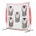 Everfit 1.8m Football Training Net 5 Target Portable Soccer Goal Rebounder with Carry Bag and Stakes