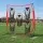 Everfit 1.8m Football Training Net 5 Target Portable Soccer Goal Rebounder with Carry Bag and Stakes