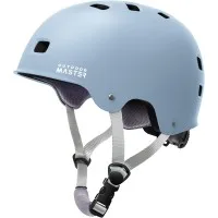 Outdoor Master Skateboard Bike Helmet for Adults and Youth Small Matte Crystal Blue Multi-Sport Certified