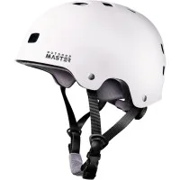 Outdoor Master Skateboard Bike Helmet for Adults and Youth Small White with 2 Removable Liners