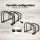Giantz Weisshorn 3-Bike Stand Rack: Freestanding Steel Parking Holder, Powder Coated, 710x280x270mm, Smooth Finish