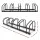 Weisshorn 5-Bike Storage Rack - Freestanding Powder-Coated Steel Holder, Configurable, Scratch-Resistant, Easy Install