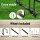 Giantz Weisshorn 6-Bike Stand Rack: Black Steel, Freestanding, Powder-Coated, 1600x280x270mm, Scratch-Resistant Finish