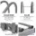 Giantz Weisshorn 6-Bike Stand Rack - Freestanding Silver Steel Storage Holder, Adjustable for Home or Office Use