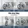 Weisshorn 4-in-1 Vertical Bike Parking Stand Adjustable 24–27.5in Repair Rack Space Saver 20kg Capacity