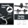 Giantz 4-Bike Carrier Rack - Robust Steel & Aluminium, Towbar Hitch, Tail Lights, 60kg Capacity, Black & Silver