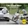Giantz Heavy-Duty Steel Motorcycle Carrier Rack with Adjustable Wheel Chock & Double Side Loading Ramp - 500lbs Capacity