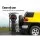 Giantz Heavy-Duty Motorcycle Carrier Rack Ramp, Adjustable 2'' Towbar, 500lbs Capacity, Powder-Coated Steel, Black