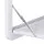 Weisshorn Caravan Table 800x450mm - Foldable, Lockable, White Aluminium with Steel Hinges, Water & Rust Resistant