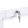 Weisshorn Caravan Table 800x450mm - Foldable, Lockable, White Aluminium with Steel Hinges, Water & Rust Resistant