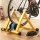 Everfit Foldable Bike Trainer Stand Six-Level Magnetic Resistance Yellow