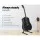 Alpha Folding Guitar Stand - Portable Steel Rack for Acoustic, Electric & Bass - Includes Capo & Strings - Black 29x30x38cm