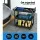 Giantz Black 3-Tier Tool Cart Trolley - Steel, 150kg Capacity, Lockable Castors, Screwdriver Holder, 79x35.5x74