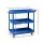 Giantz 3-Tier Blue Tool Cart Trolley – Steel, 150kg Capacity, Lockable Castors, Screwdriver Holder, 79x35.5x74