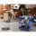 Giantz 3-Tier Blue Tool Cart Trolley – Steel, 150kg Capacity, Lockable Castors, Screwdriver Holder, 79x35.5x74