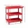 Giantz 3-Tier Tool Cart Trolley Red Steel 150kg Garage Workshop Storage Organiser with Lockable Castors 79cm