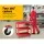Giantz 3-Tier Tool Cart Trolley Red Steel 150kg Garage Workshop Storage Organiser with Lockable Castors 79cm