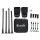 Everfit Adjustable Doorway Punching Bag Kit with Gloves, High-Rebound PU Surface, 72.5-102cm, Black - Apartment Friendly