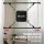 Everfit Adjustable Doorway Punching Bag Kit with Gloves, High-Rebound PU Surface, 72.5-102cm, Black - Apartment Friendly