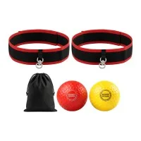 Everfit Boxing Reflex Ball Headband Kit 2 PU Foam Balls Improve Hand Eye Coordination Stress Relief Cardio