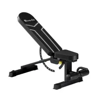 Everfit Adjustable FID Weight Bench, 14 Level Backrest, Heavy-Duty Steel, 450kg Capacity, PU Leather, Home Gym
