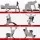 Everfit Adjustable Weight Bench 260kg Heavy Duty Steel, Preacher Curl, 8 Incline, Foldable, 128x41cm, Home Gym