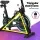 Everfit Spin Bike Exercise Bike 10kg Flywheel, 150kg Capacity, Adjustable Seat, LCD Monitor, Silent Belt Drive, Black