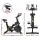 Everfit Spin Bike - Bluetooth Connectable, Adjustable Resistance, LCD Monitor, 13kg Flywheel, Compact Home Gym Fitness