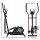 Everfit Elliptical Cross Trainer Exercise Bike - Magnetic, 8-Level Resistance, LCD Monitor, Steel Frame, 100kg Capacity
