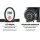 Everfit Folding Magnetic X-Bike: Silent Steel Frame, 8 Resistance Levels, LCD Monitor, Adjustable Seat, 100kg Capacity