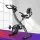 Everfit Folding Magnetic Exercise Bike with 12 Resistance Levels, LCD Monitor, Armrest, Backrest, and Pulling Ropes