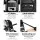 Everfit Silver Rowing Machine: Elastic Rope Resistance, 4 Levels, Steel Frame, Foldable, 150kg Capacity, LCD