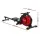 Everfit Magnetic Resistance Rowing Machine - Steel Glide, 10 Levels, LCD, Foldable, 150kg Capacity, Home Gym Red