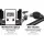 Everfit Rowing Machine: Hydraulic Resistance, Steel Frame, LCD Monitor, Foldable Design, 200kg Capacity