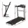 Everfit Electric Treadmill Home Gym 12 Programs, 3 Incline Levels, LCD, Foldable, 400mm Belt, MP3, Black
