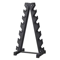 Everfit 6 Tier Dumbbell Rack 200kg Capacity, Steel A-Frame Stand, Space Saving Home Gym Storage, 53.5x41.5x104cm