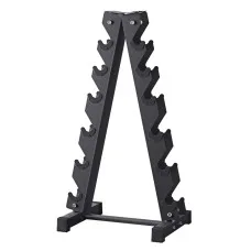 Everfit 6 Tier Dumbbell Rack 200kg Capacity, Steel A-Frame Stand, Space Saving Home Gym Storage, 53.5x41.5x104cm