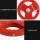 Everfit 15kg Weight Plate Cast Iron Rubber Coated Red Three-Grip Barbell Dumbbell Home Gym Strength Training