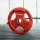 Everfit 15kg Weight Plate Cast Iron Rubber Coated Red Three-Grip Barbell Dumbbell Home Gym Strength Training