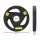 Everfit Olympic Weight Plate 5kg Cast Iron with Rubber Coating, 3-Grip, 51mm Hole for Barbells & Dumbbells, Black