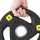 Everfit Olympic Weight Plate 5kg Cast Iron with Rubber Coating, 3-Grip, 51mm Hole for Barbells & Dumbbells, Black