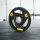 Everfit Olympic Weight Plate 5kg Cast Iron with Rubber Coating, 3-Grip, 51mm Hole for Barbells & Dumbbells, Black