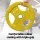 Everfit 20kg Weight Plates Pair Cast Iron Rubber Coated Triple Grip 50.6mm Barbell Dumbbell Yellow Home Gym