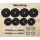 Everfit 20kg Adjustable Dumbbell Set with Non-Slip Handle, Plastic-Coated Weight Plates for Strength Training