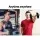 Everfit 20kg Adjustable Dumbbell Set with Non-Slip Handle, Plastic-Coated Weight Plates for Strength Training