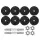 Everfit 25kg Adjustable Dumbbell Set with Non-Slip Handles, High-Quality Steel Bar, and Cast Cement Weight Plates