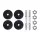 Everfit 10kg Adjustable Dumbbell Set with Non-Slip Handle & Cast Cement Plates for Strength Training