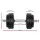 Everfit 30kg Adjustable Dumbbell Set with Non-Slip Handle, Cast Cement Weight Plates, Ideal for Home Gym Workouts