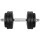 Everfit 30kg Adjustable Dumbbell Set with Non-Slip Handle, Cast Cement Weight Plates, Ideal for Home Gym Workouts
